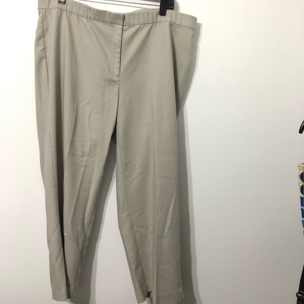 J.Jill Camel Stretch Slacks Size 20